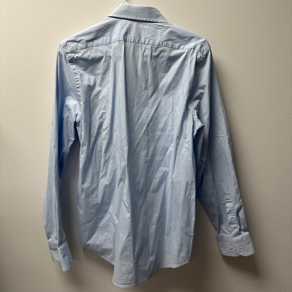 Express Blue Button Down - Picture 3 of 3
